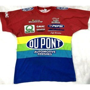 Vintage 1998 #24 Jeff Gordan Du Pont Shirt Mens XL All Over Print / Pepsi GMAC